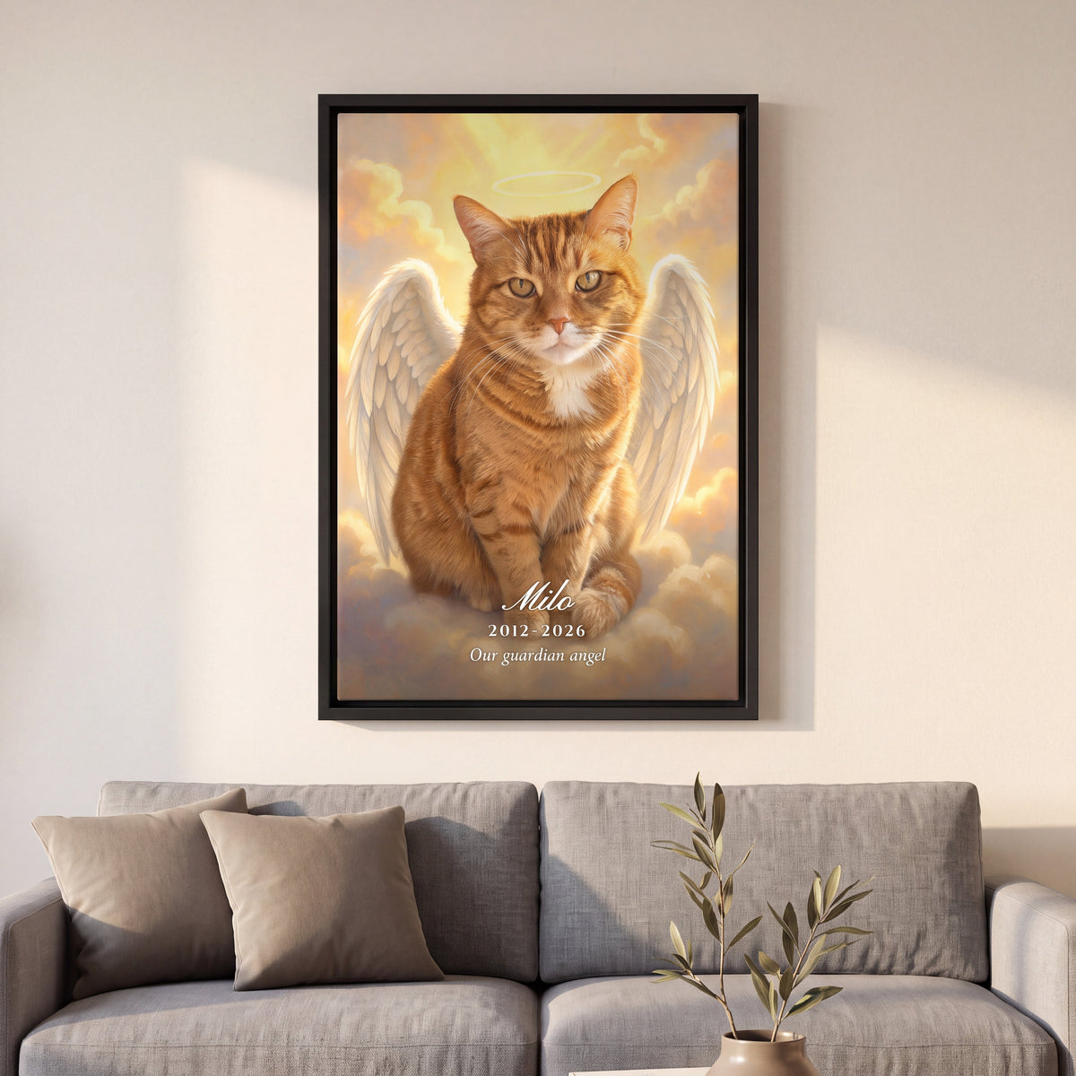 Pet Guardian Angel Portrait personalized portrait example 4