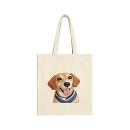 Custom Embroidered-Style Tote Bag With your Own Image - Vivido