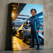 F1 Pitlane  – Personalized Fantasy Portrait
