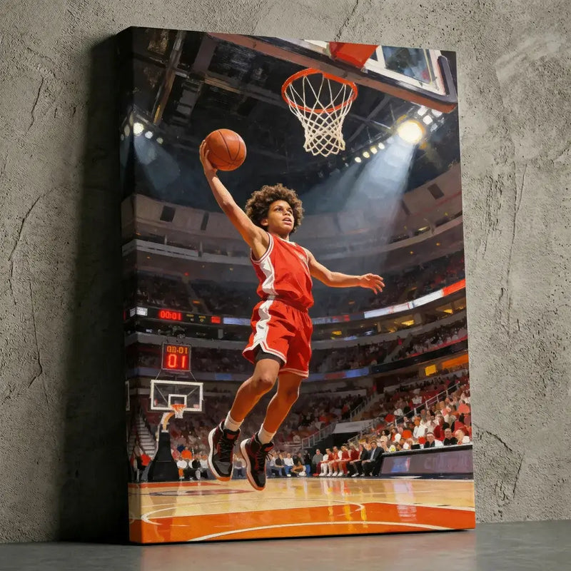 Basketball Buzzer Beater Portrait