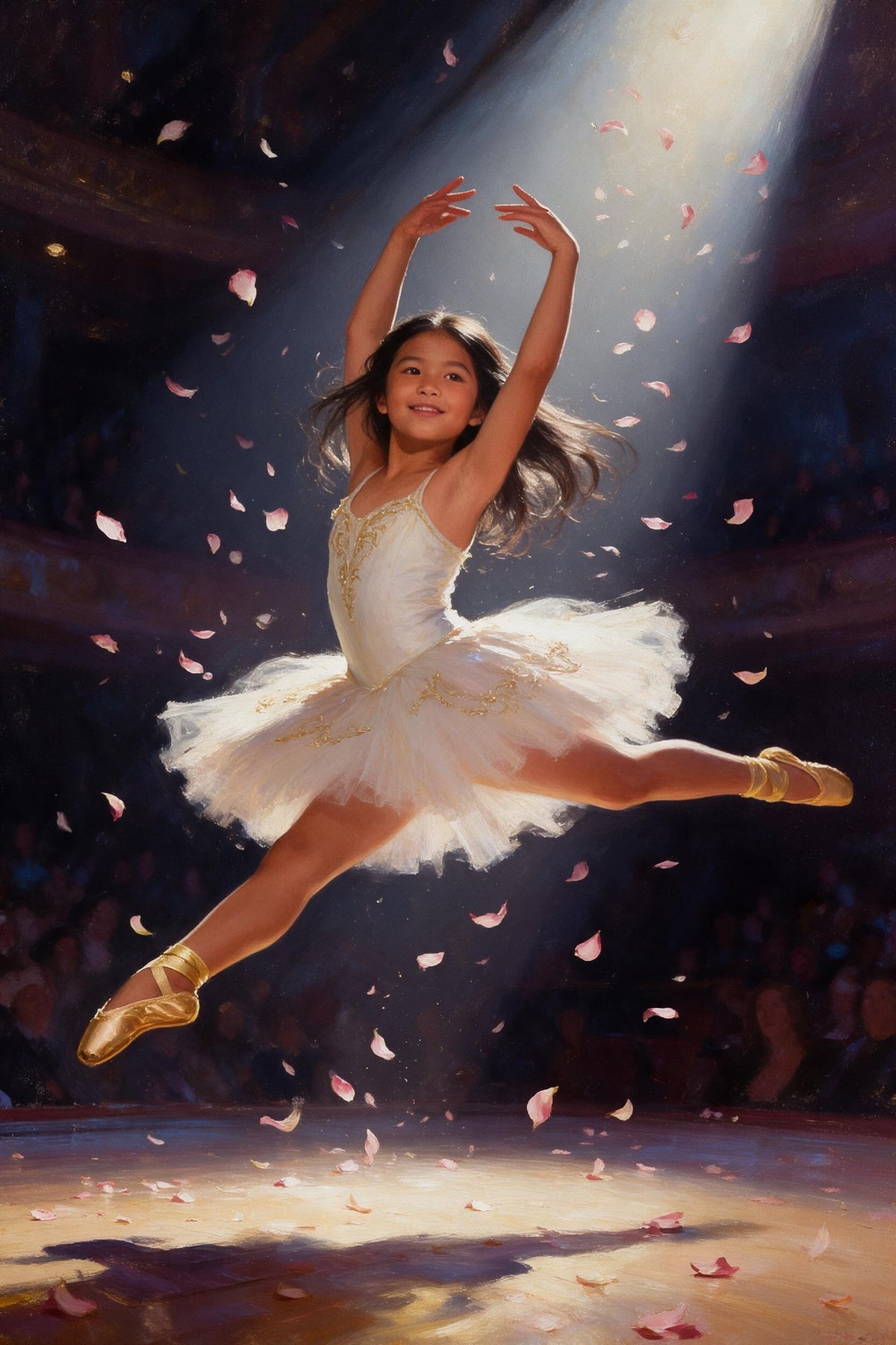 Dance Star portrait design made from an example photo