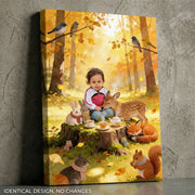 Autumn Tea Party – Personalized Fantasy Portrait