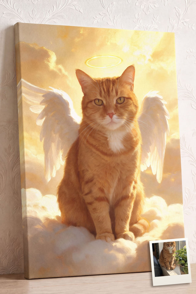 Pet Guardian Angel Portrait personalized portrait example 1