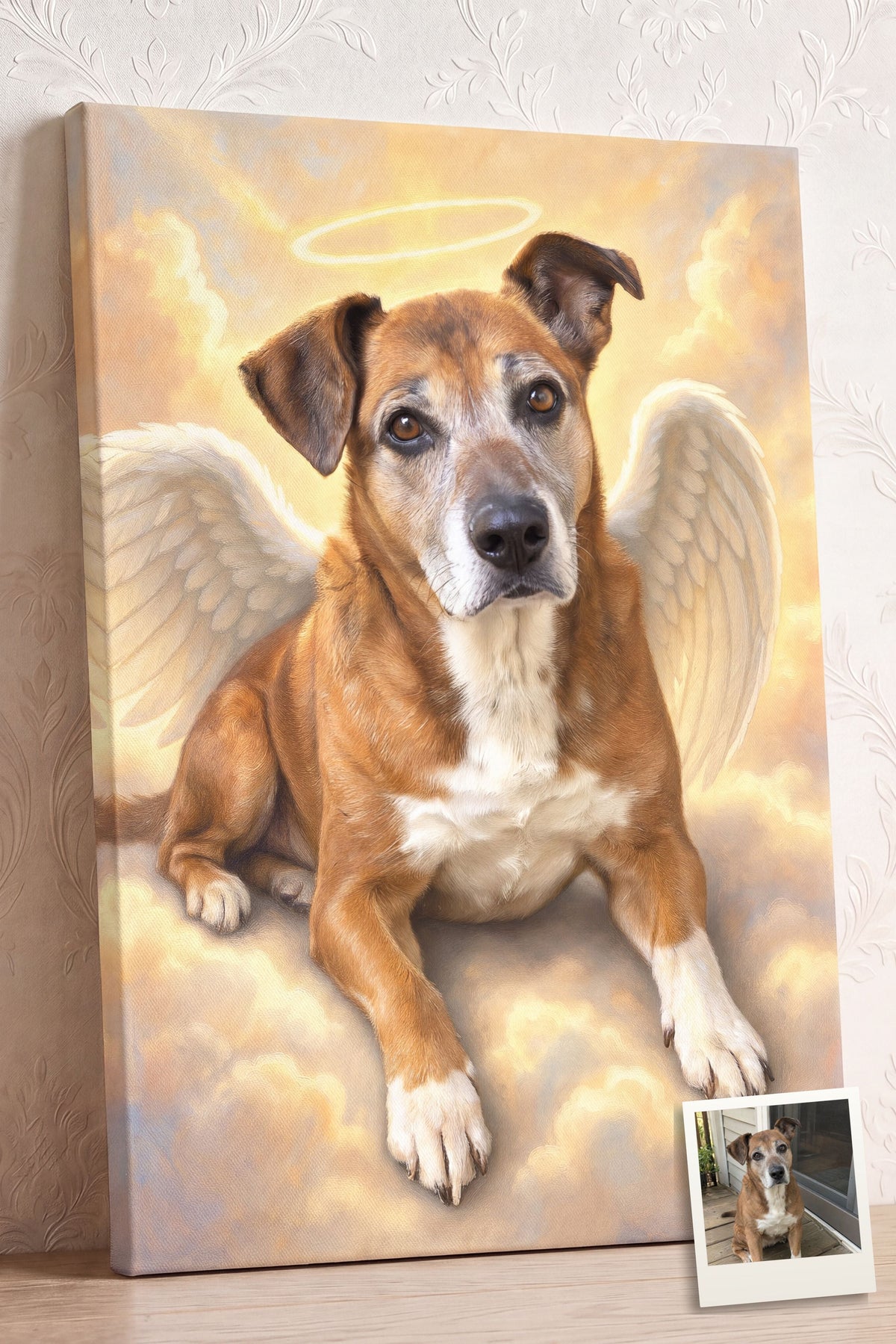 Pet Guardian Angel Portrait personalized portrait example 3