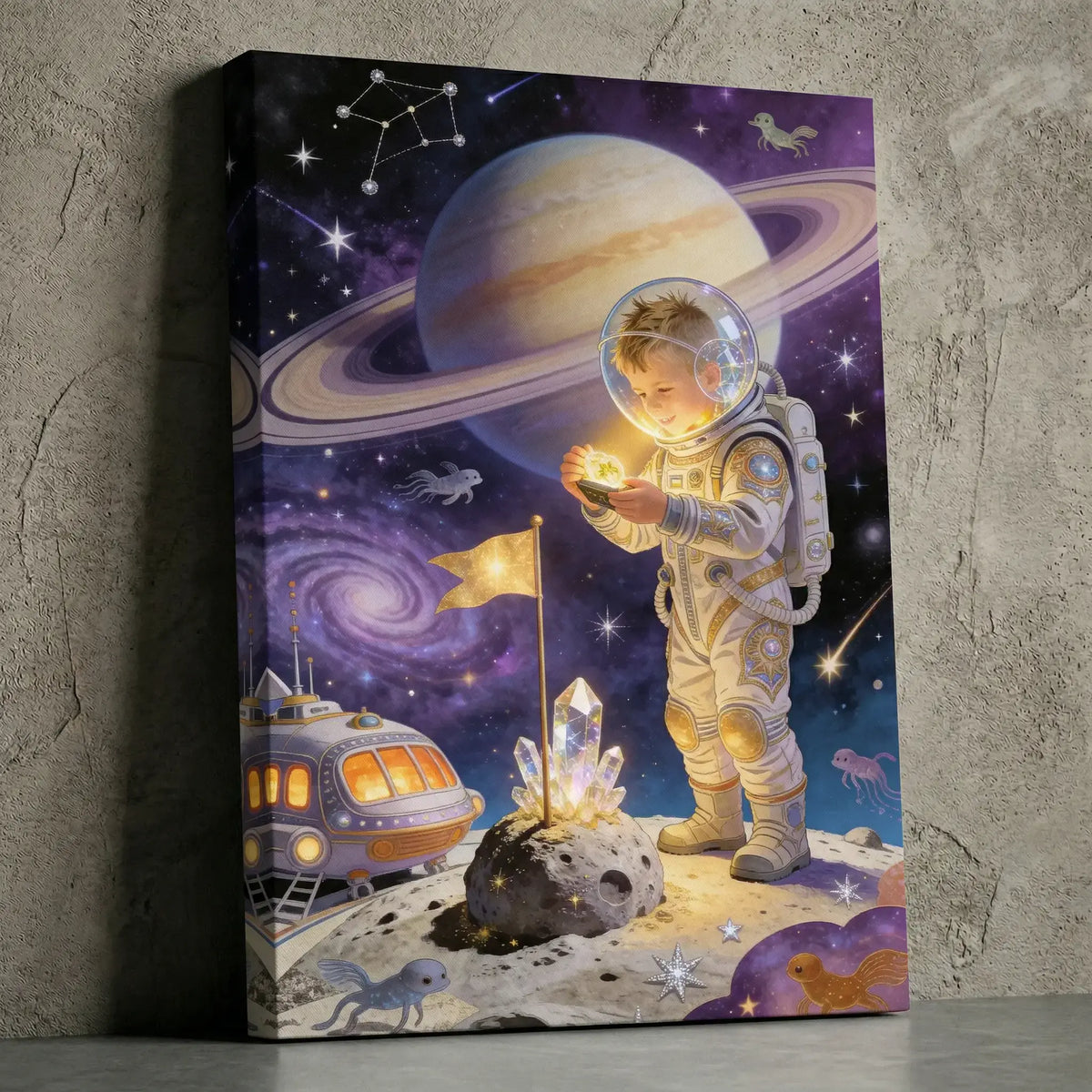 Space Explorer Portrait