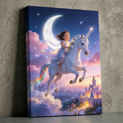 Unicorn Rider – Personalized Fantasy Portrait